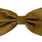 Dolce & Gabbana Elegant Mustard Silk Bow Tie