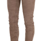 Chic Brown Slim Fit Skinny Jeans - SEHABRANDS