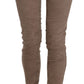 Chic Brown Slim Fit Skinny Jeans - SEHABRANDS