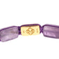 Dazzling Diamond Gold-Plated Amethyst Bracelet - SEHABRANDS