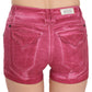 Chic Pink Washed Denim Shorts - SEHABRANDS