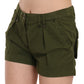 Emerald Mid Waist Cotton Shorts - SEHABRANDS