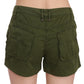 Emerald Mid Waist Cotton Shorts - SEHABRANDS