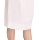 Elegant White Pencil Skirt - SEHABRANDS