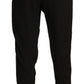 Chic High Waist Cropped Pants in Elegant Black - SEHABRANDS