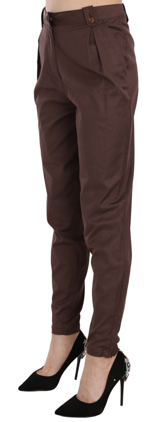 High Waist Tapered Chic Formal Pants - SEHABRANDS