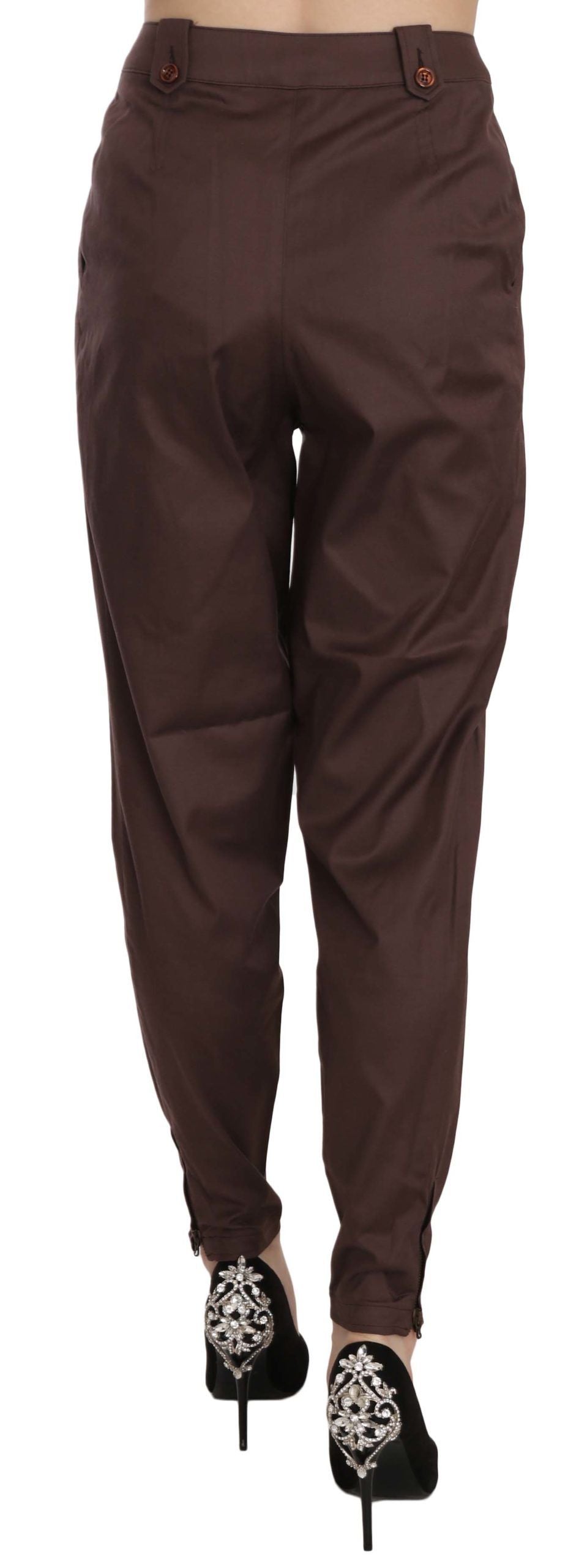 High Waist Tapered Chic Formal Pants - SEHABRANDS