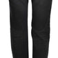 Elevate Your Style: Chic Black High Waist Denim - SEHABRANDS