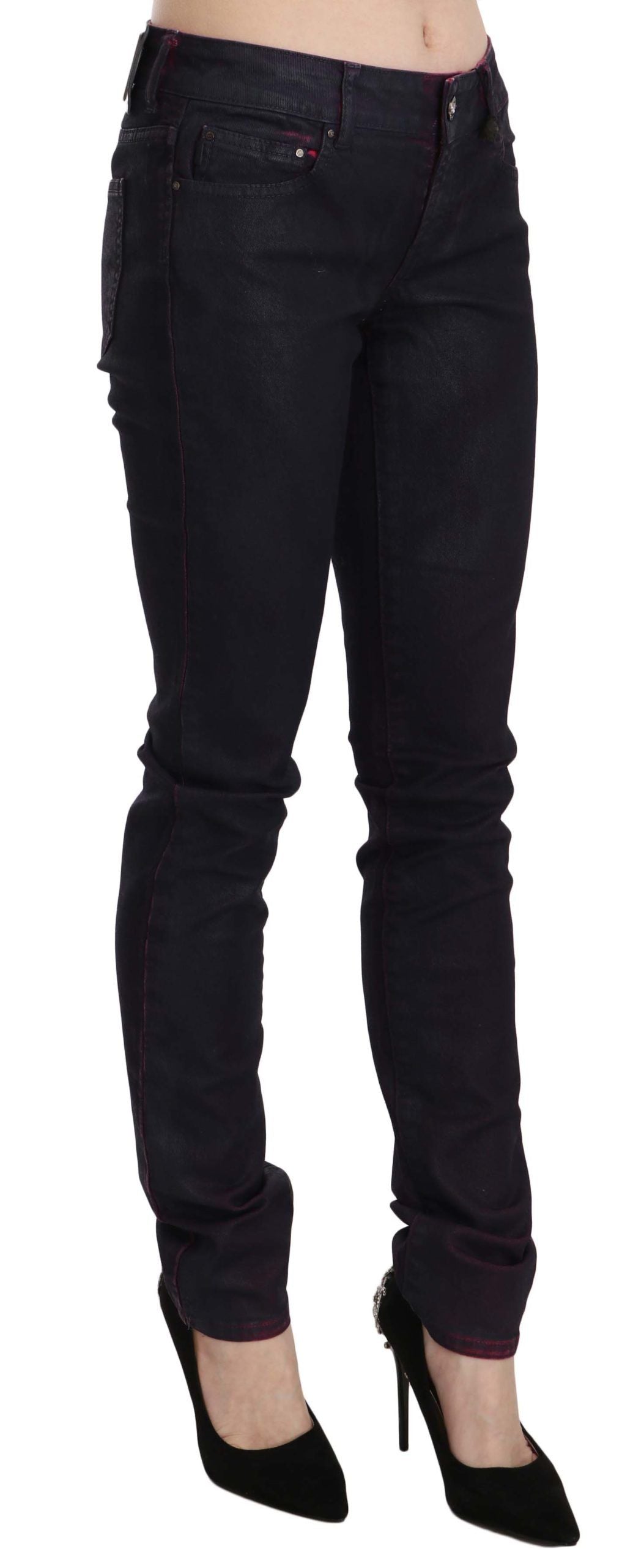 Chic Black Low Waist Skinny Denim - SEHABRANDS