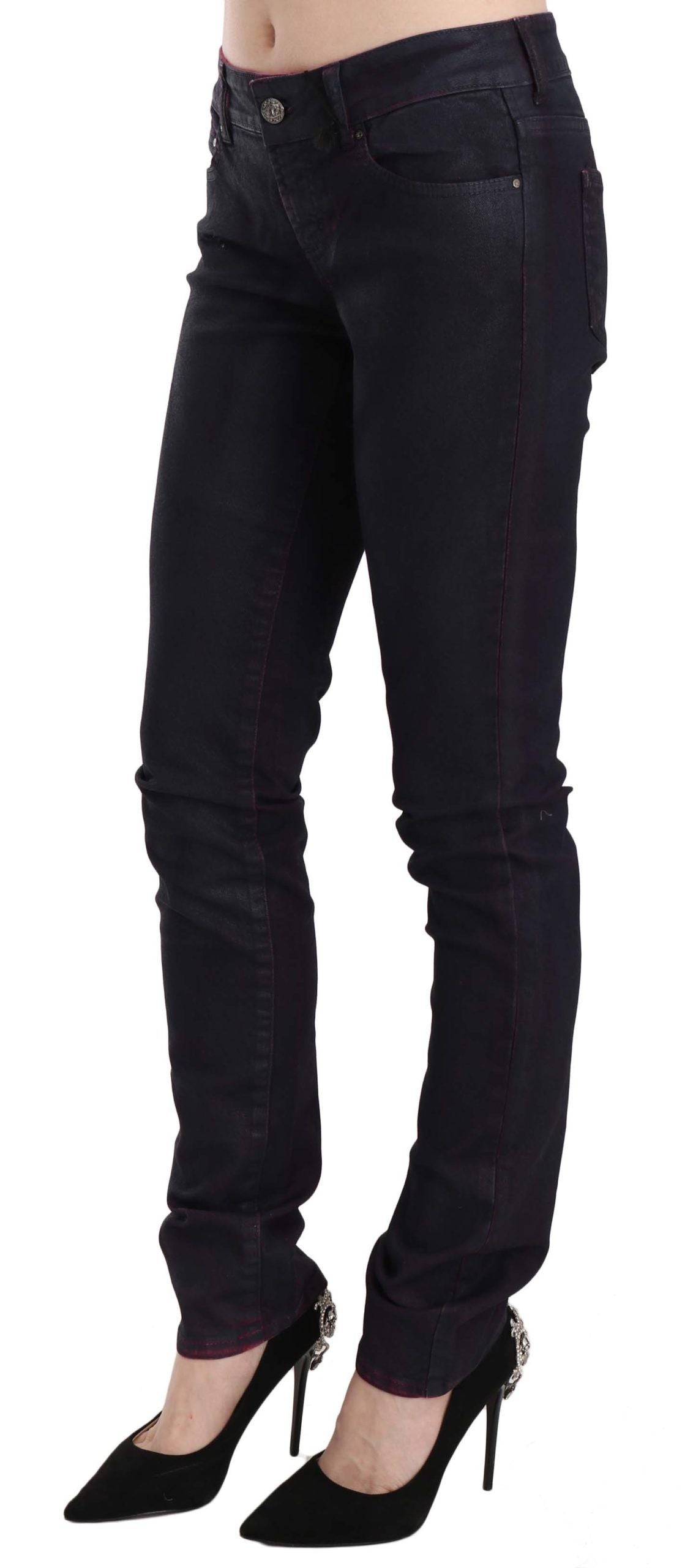 Chic Black Low Waist Skinny Denim - SEHABRANDS