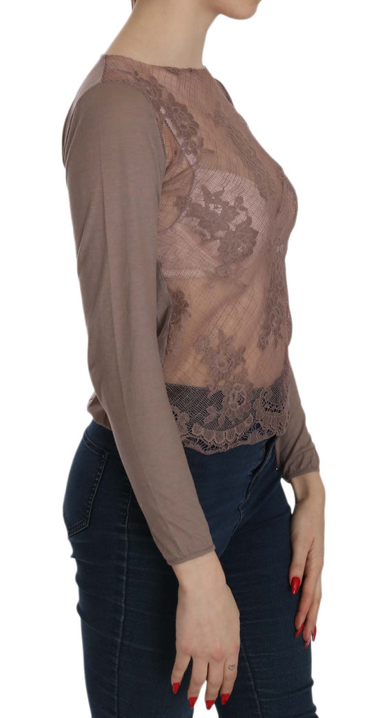 Boat Neck Cotton Lace Blouse - SEHABRANDS