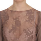 Boat Neck Cotton Lace Blouse - SEHABRANDS