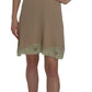 Elegant Beige Lace Spaghetti Strap Mini Dress - SEHABRANDS