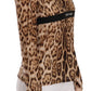 Elegant Leopard Long Sleeve Top - SEHABRANDS