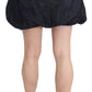 Chic Dark Blue A-Line Mini Skirt - SEHABRANDS