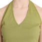 Chic Halter Sleeveless Casual Tank Top - SEHABRANDS