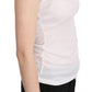 Elegant White Halter Casual Tank Top - SEHABRANDS