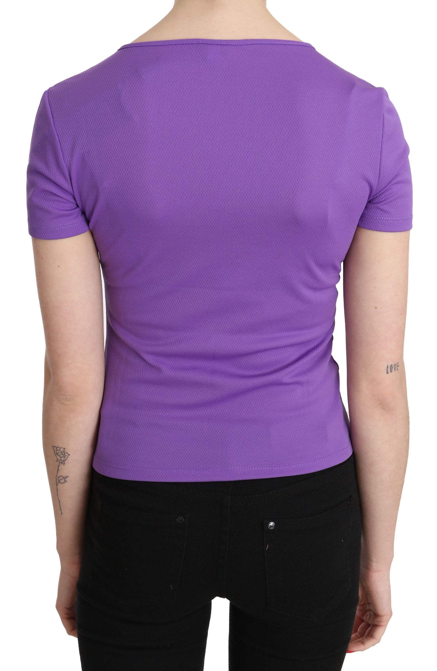 Chic Purple Casual Top for Everyday Elegance - SEHABRANDS