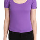 Chic Purple Casual Top for Everyday Elegance - SEHABRANDS