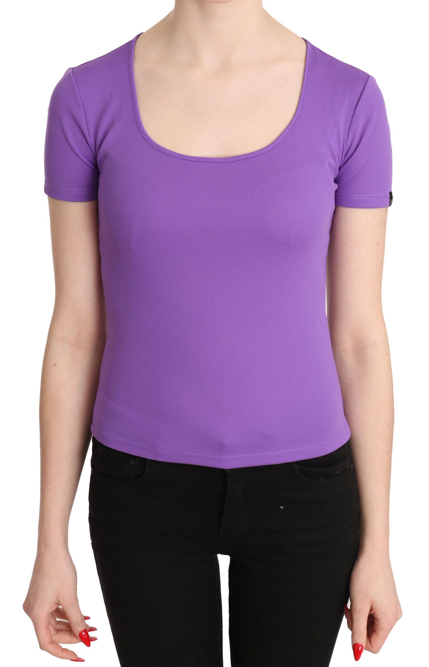 Chic Purple Casual Top for Everyday Elegance - SEHABRANDS