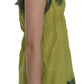 Elegant Green Lace Linen Tank Top - SEHABRANDS