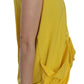 Elegant Yellow Sleeveless Cotton Vest - SEHABRANDS