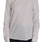 Elegant White Cotton Crew Neck Top - SEHABRANDS