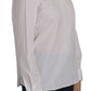 Elegant White Cotton Crew Neck Top - SEHABRANDS