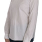 Elegant White Cotton Crew Neck Top - SEHABRANDS