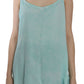 Elegant Spaghetti Strap Sleeveless Blue Top - SEHABRANDS