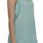 Elegant Spaghetti Strap Sleeveless Blue Top - SEHABRANDS