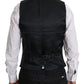 Dolce & Gabbana Elegant Blue Formal Wool-Blend Dress Vest