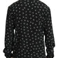 Dolce & Gabbana Elegant Silk Pajama Shirt with Skull Print