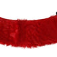 Dolce & Gabbana Elegant Red Lambskin Scarf