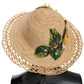 Dolce & Gabbana Elegant Beige Floral Bucket Hat