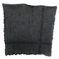 Elegant Black Striped Men's Viscose Scarf - SEHABRANDS