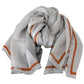 Elegant Floral Printed Silk Scarf - SEHABRANDS