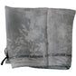 Elegant Gray Silk Scarf for Women - SEHABRANDS