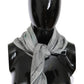 Elegant Gray Silk Scarf for Women - SEHABRANDS