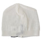 Elegant White Wool Blend Beanie Hat - SEHABRANDS