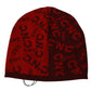 Chic Red Beanie Wool Blend - SEHABRANDS