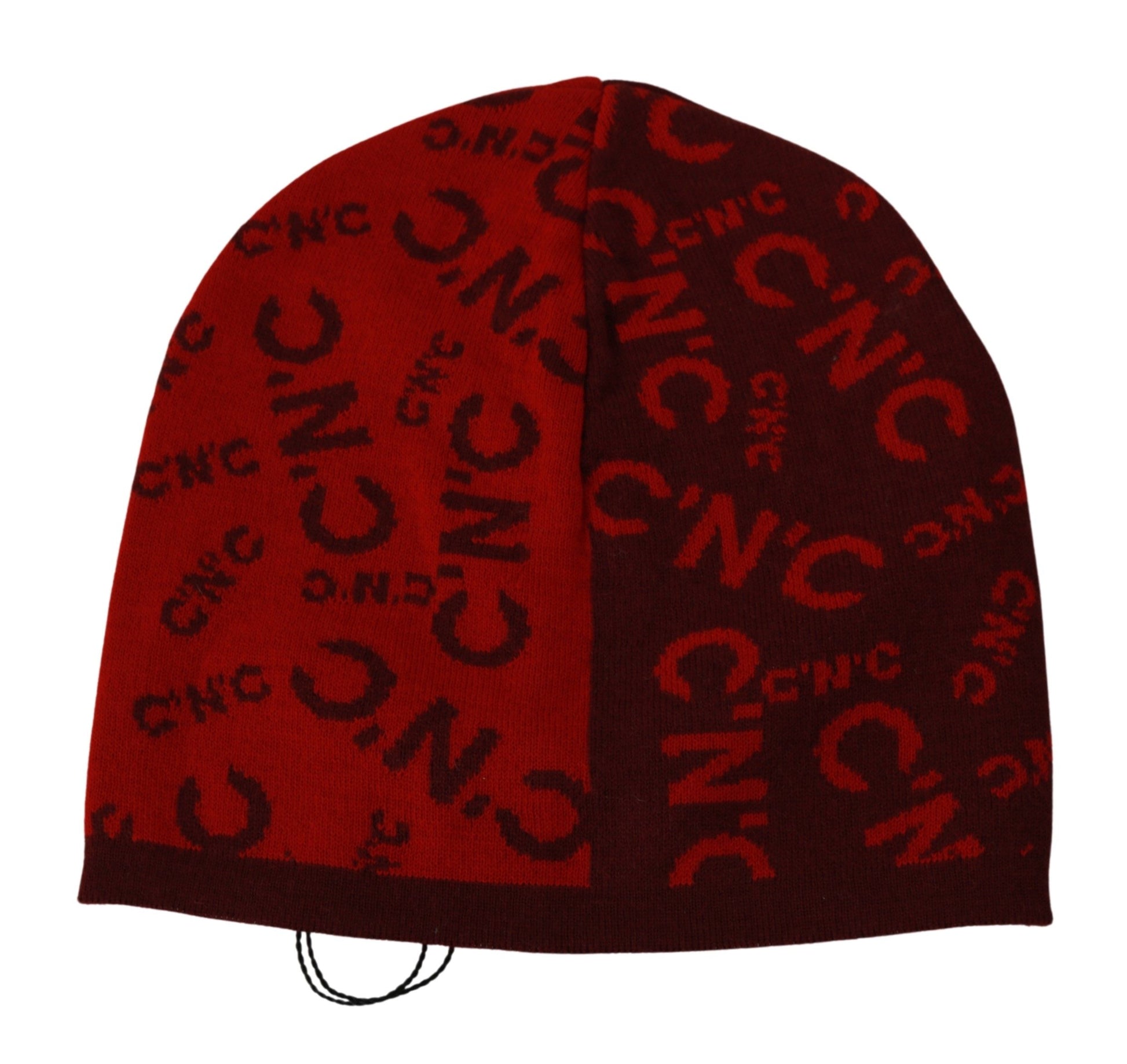 Chic Red Beanie Wool Blend - SEHABRANDS