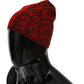 Chic Red Beanie Wool Blend - SEHABRANDS