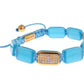 Elegant Blue Opal & Diamond-Studded Bracelet - SEHABRANDS