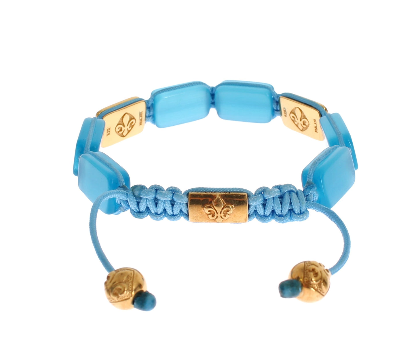 Elegant Blue Opal & Diamond-Studded Bracelet - SEHABRANDS