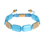 Elegant Blue Opal & Diamond-Studded Bracelet - SEHABRANDS