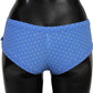 Chic Blue Dotted Designer Bikini Set - SEHABRANDS