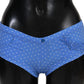 Chic Blue Dotted Designer Bikini Set - SEHABRANDS