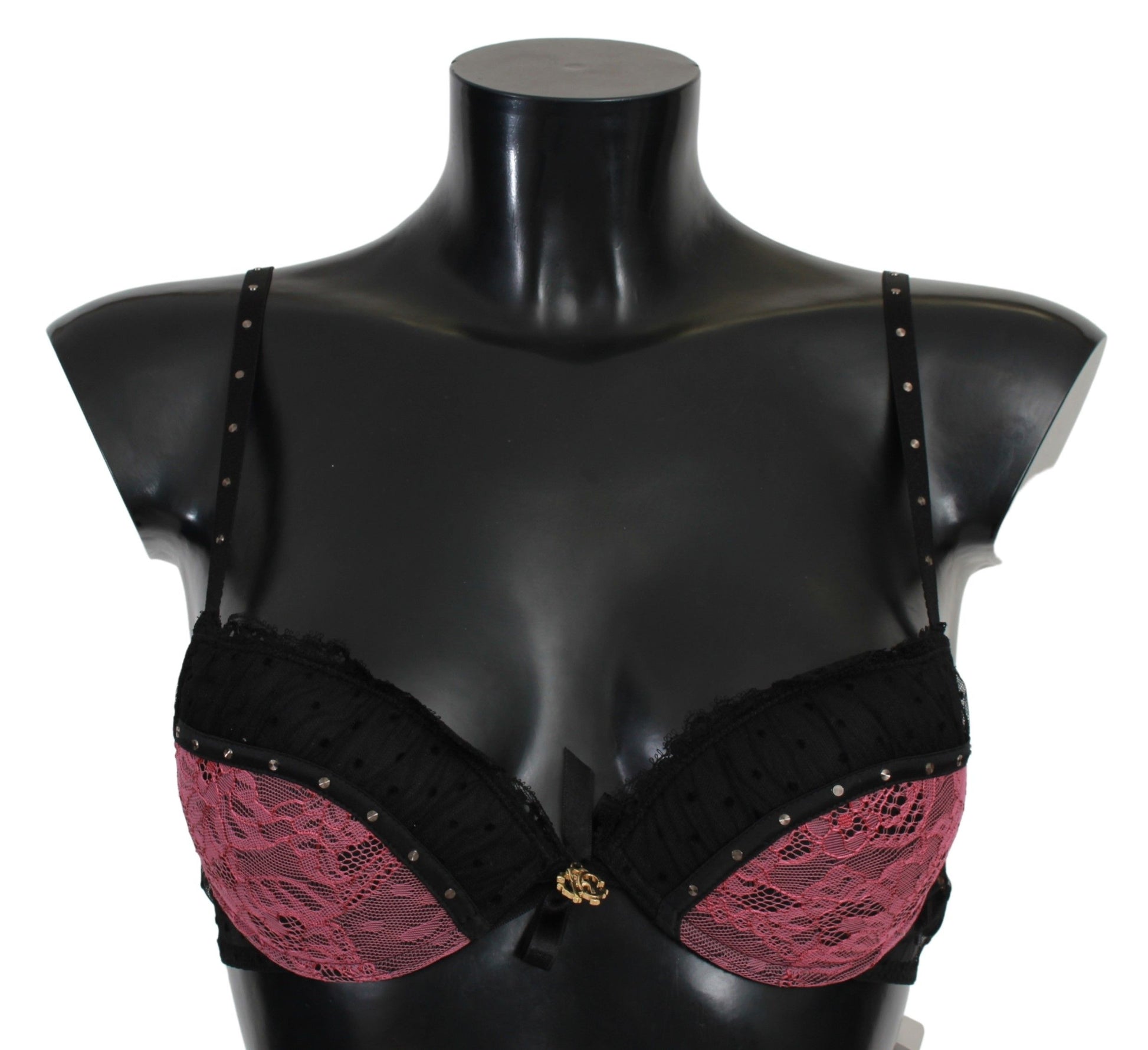 Elegant Black Lace Push-Up Bra - SEHABRANDS