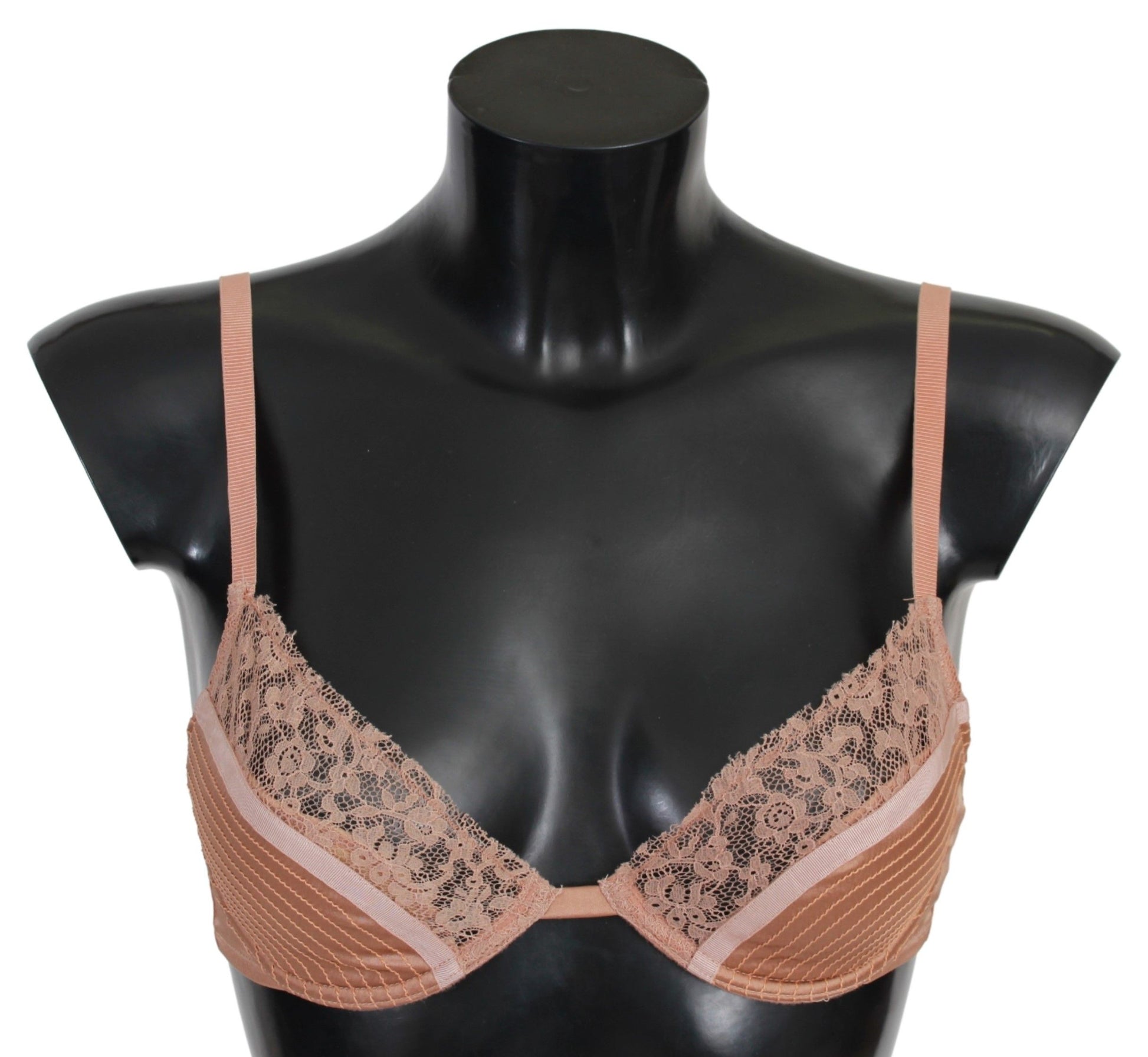 Elegant Nude Lace Push-Up Bra - SEHABRANDS